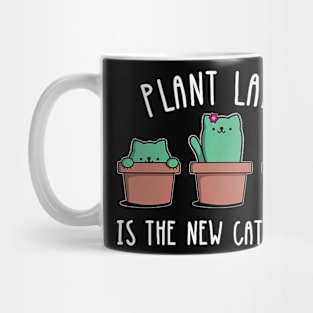 Cactus Garden Funny Plant Cat Lady    Gift Mug